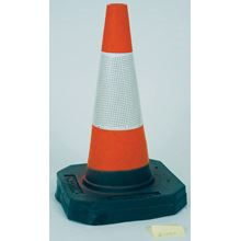 21in Red Polythene Traffic Cone BC1453