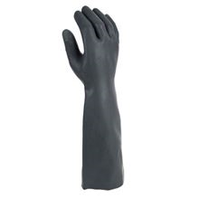 Heavyweight Flock-Lined Rubber Gloves GL1454