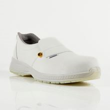 GIASCO White Microfibre Non-Metallic Safety Shoe S2 SRC ESD BF21 SF0042