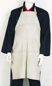 Chrome Leather Bib Apron (36" x 24") With Straps & Buckles AP8862