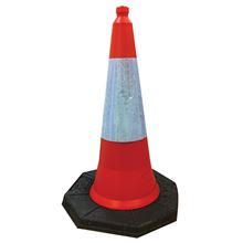 Two-Part Traffic Cone with Rubber Base - 750mm BC5996
