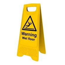 Heavy Duty A-Board - 'Warning Wet Floor' BC9210