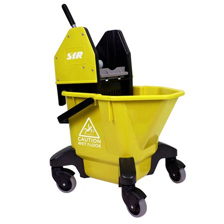 Kentucky Mop Bucket on Wheels with Steel Wringer - 20L BR0152