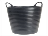 Heavy-Duty Polyethylene Flex Tub 42 Litres Black CT5732