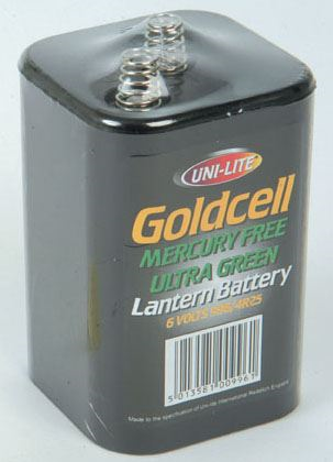 UNI-LITE 'Goldcell' 6V Lantern Battery EA1773