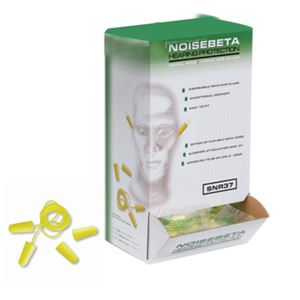 NOISEBETA Corded Foam Earplugs - 200 Pairs EP6001