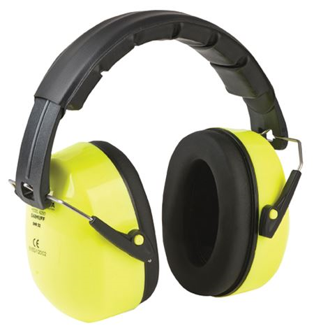 NOISEBETA 'Hi-Vis' Yellow Ear Defenders EP9842