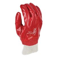 PVC Knitted Wrist Gloves GL6502