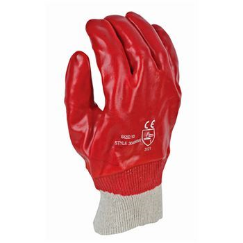 PVC Knitted Wrist Gloves GL6502