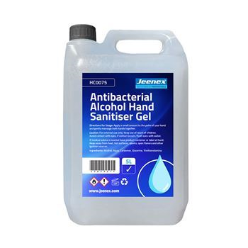 Jeenex Antibac Alcohol Hand Sanitiser Gel - 5L HC0075