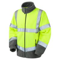 HARTLAND ISO 20471  Class 3 Fleece Jacket Yellow HV3096