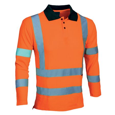 'Picaddily' Long-Sleeved Hi-Vis Polo Shirt HV5173