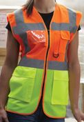 Executive Two-Tone Hi-Viz Vest -  Class 2 HV7674