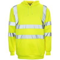 Hi-Viz Hooded Sweatshirt with draw strings HV8801