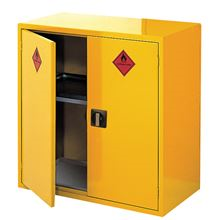 Yellow Flammable Cabinet - Half Height LC0905