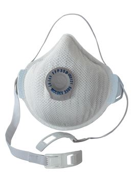 Moldex Brand Valved Half Mask Respirator, FFP3SD - Box 5 PP3505