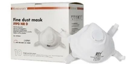 Fine Dust Mask FFP3 Comfortable Respirator NR Valved  - Box of 10 PP9632