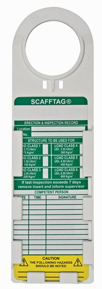 Scafftag Holder & Insert single SC2418