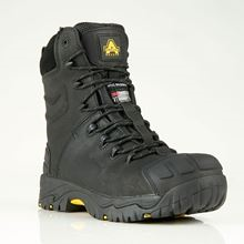 BLACK Waterproof Zip Thinsulate Safety Boot S3 SRC HRO BF21 SF3665