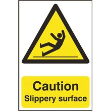 Caution Slippery Surface - 200x300mm - PVC SK1108