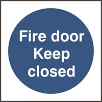 Fire door keep closed - 100x100mm - SAV SK11340