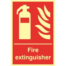 Fire Extinguisher - 200x300mm - Photoluminescent SK12441