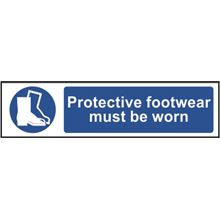 Protective Footwear Must Be Worn - 200x50mm - PVC SK5015