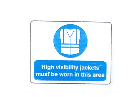 High Visibility Jackets Must Be Worn - 600x450mm -  R/P SN1332