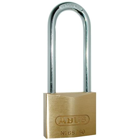 ABUS 'Compact 65/40' Brass Padlock with Long Shackle - 40mm SP7718