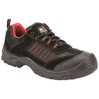 VELTUFF® 'San Fran Zone - Tread' Black/Red Safety Trainer S1P SRC VF0624