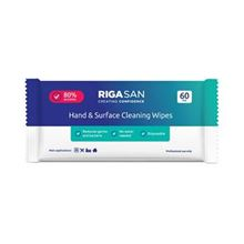 Rigasan Alcohol Hand and Surface Sanitiser Wipes (x60) WI0011