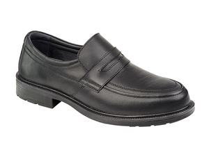 'Buxton' Slip-On Leather Safety Shoe S1P SRC SF8414