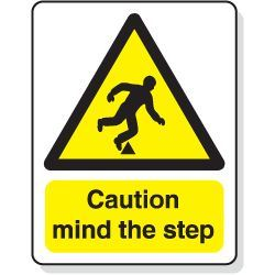 Caution Mind The Step  - 300x400mm -  R/P SN8009