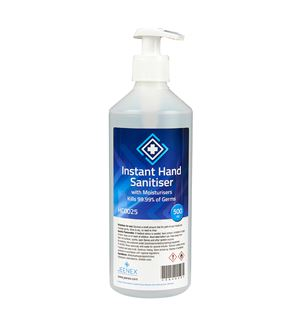 Jeenex Instant Hand Sanitiser (Gel) 500ml CV19 HC0025