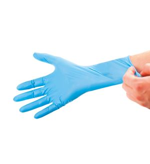 Disposable Nitrile Gloves Blue 3.5g Box of 100 GL3090