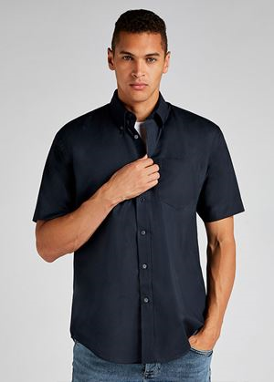 'Workplace' Mens Short-Sleeved Oxford Shirt SH6346