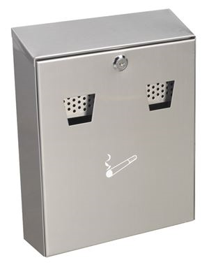 Cigarette Bin Wall Mounting Stainless Steel WB0955