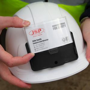 JSP Evolite Vented  Safety Helmet With Name Badge Cassette HP1634