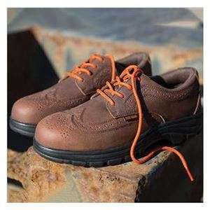 Managers Brown Brogue shoes choice of laces S1P SRC SF0204